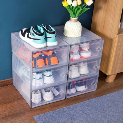 Imagen 2 del producto Pack 06 Zapateros Organizadores Cajas Apilables Armables