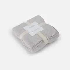 ROSEN - Manta Chenille 130 x 170 cm Gris Perla