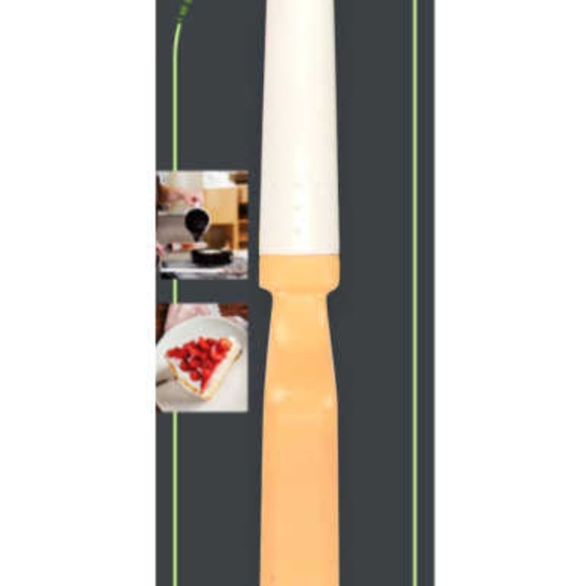 OEM - Espátula Pastelera Curva 22 Cm