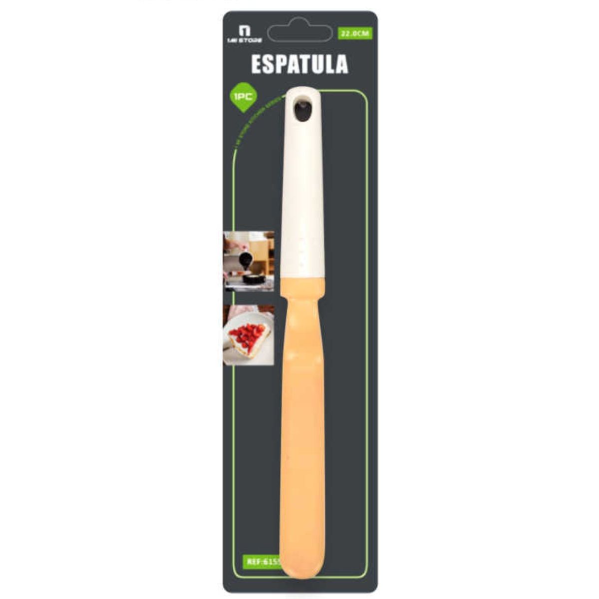 OEM - Espátula Pastelera Curva 22 Cm