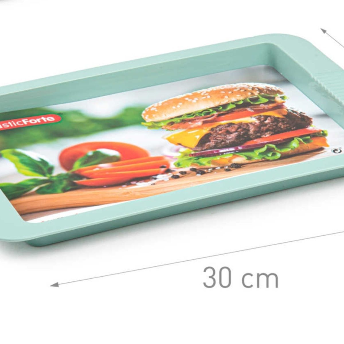 OEM - Bandeja Para Aperitivos de Plástico 30x20cm