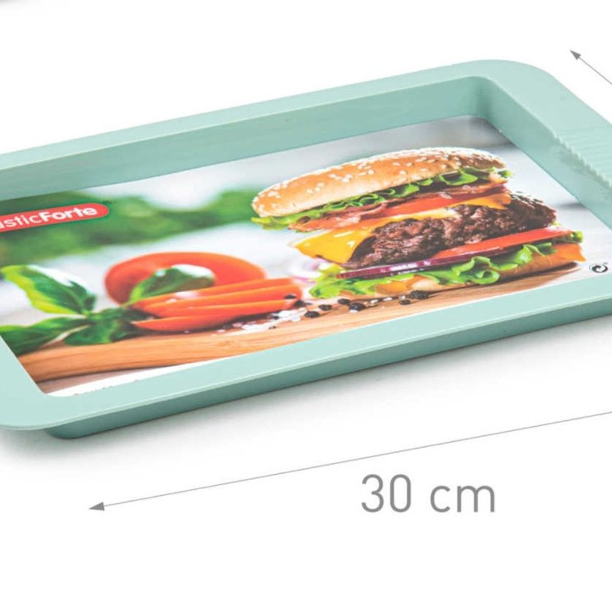 OEM - Bandeja Para Aperitivos de Plástico 30x20cm