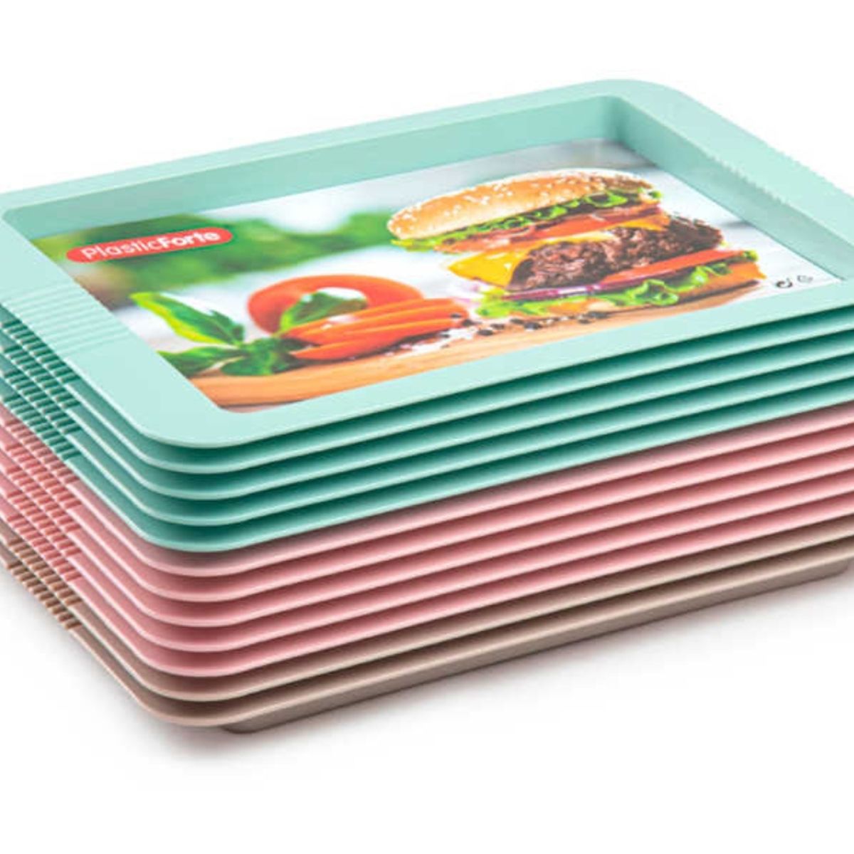 OEM - Bandeja Para Aperitivos de Plástico 30x20cm