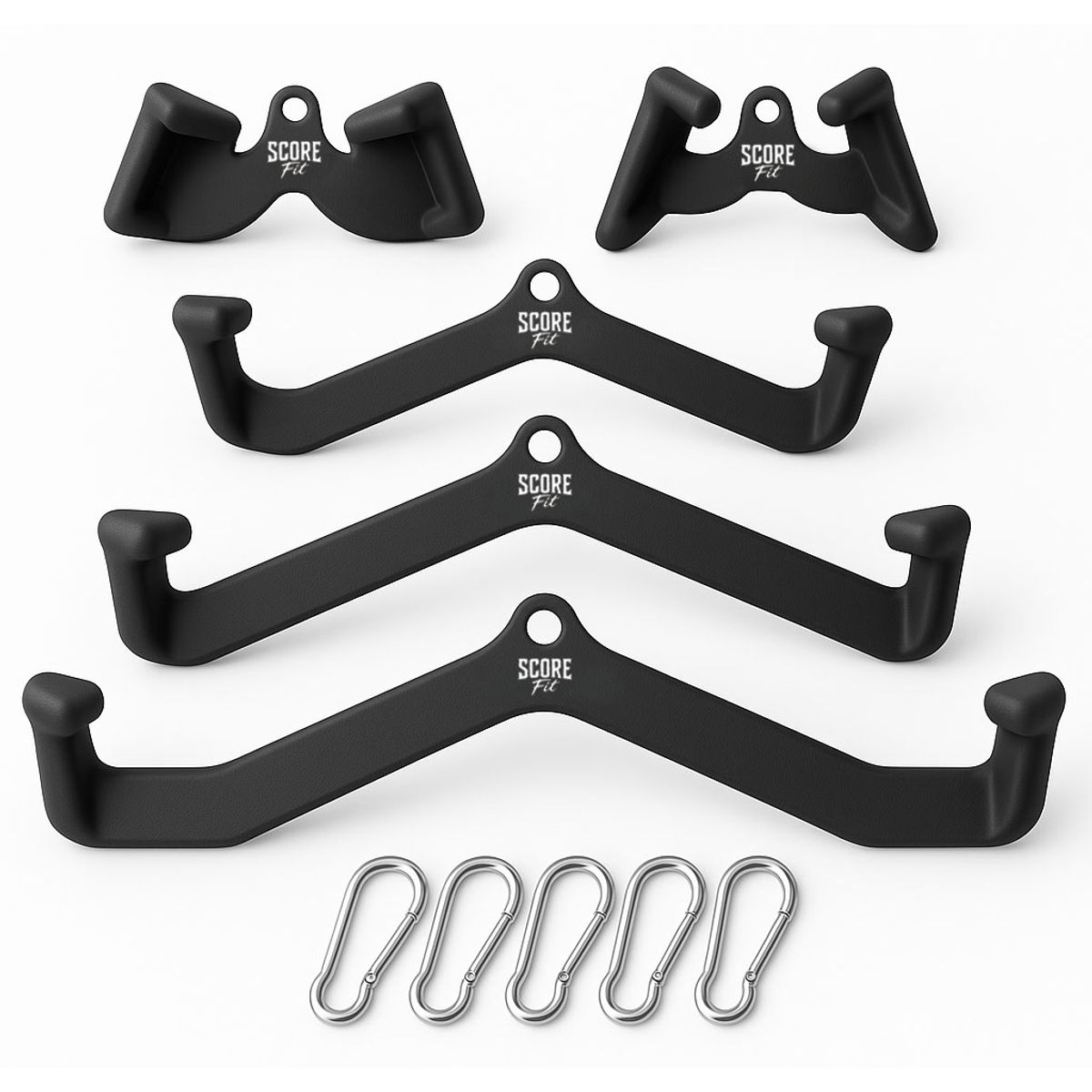 SCORE FIT - Set 5 Agarres para Polea Premium - SCORE FIT