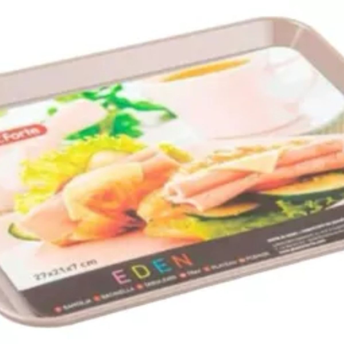 OEM - Bandeja Para Aperitivos de Plástico 27x21cm