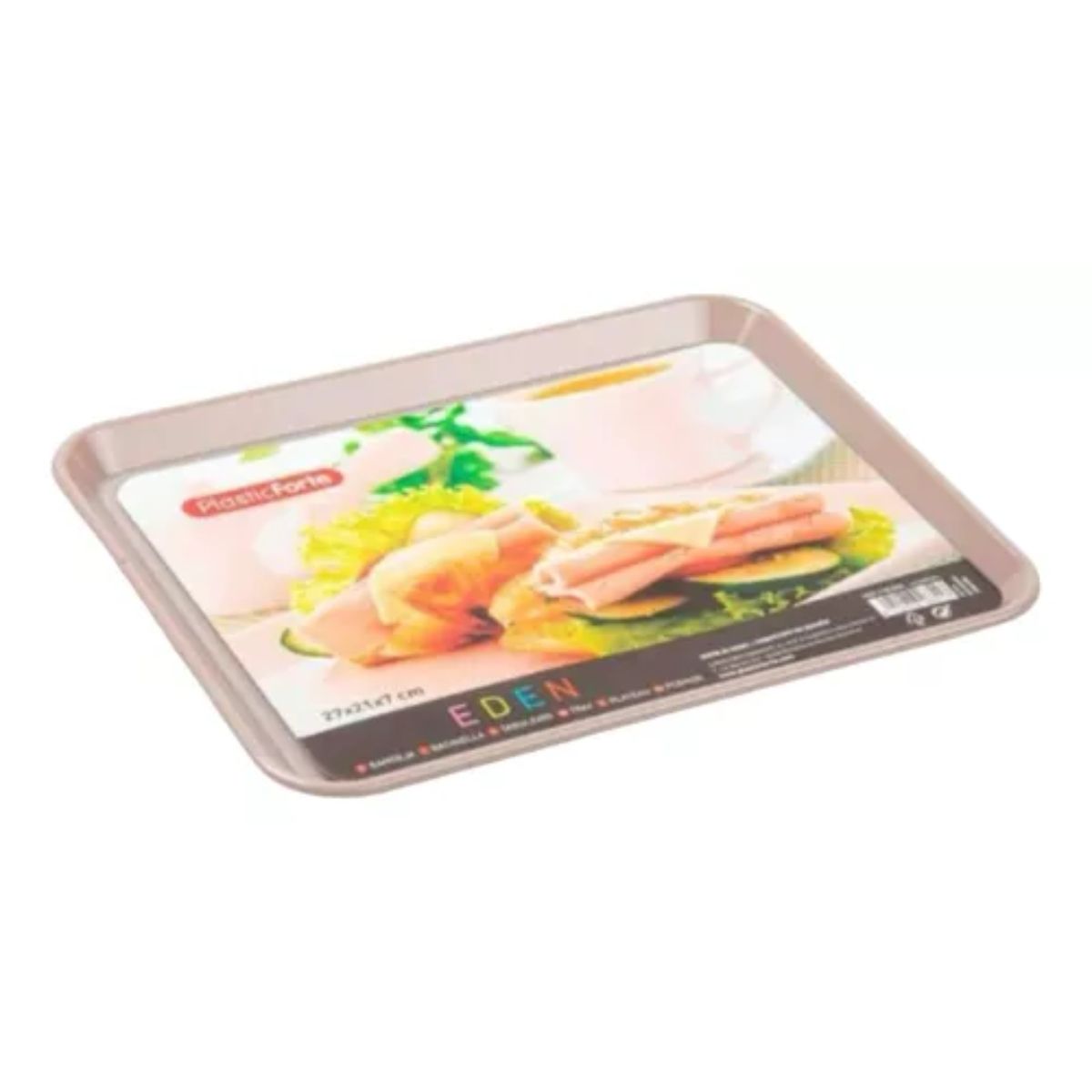 OEM - Bandeja Para Aperitivos de Plástico 27x21cm