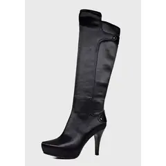 EDA MANZINI - Bota Hamilton Negro Satín
