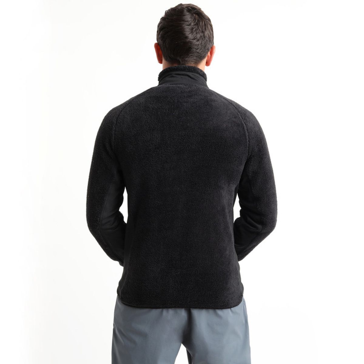 KANNU - Polar Shaggy Ciprés Hombre Negro KANNU