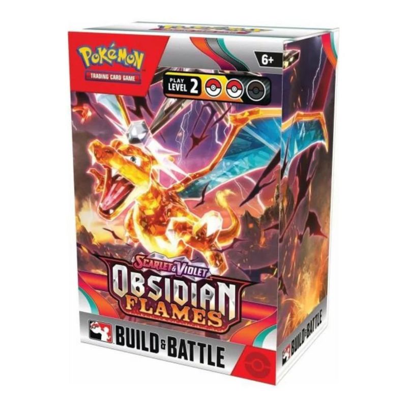 POKEMON - Pokémon Obsidian Flames Build And Battle Box Inglés POKEMON