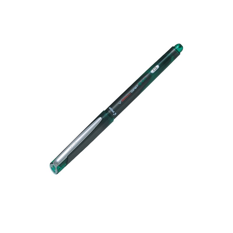 PILOT - Lapiz Tinta Gel VBall Grip 10 Pilot 6 unidades Verde