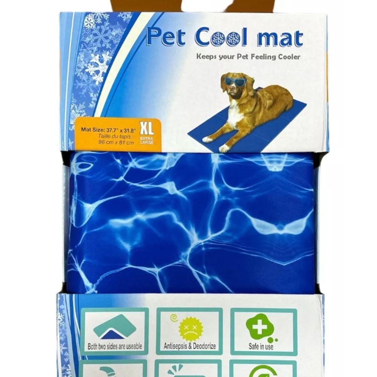 GENERICO - Manta Refrescante De Gel Frio Para Mascotas Talla Xl