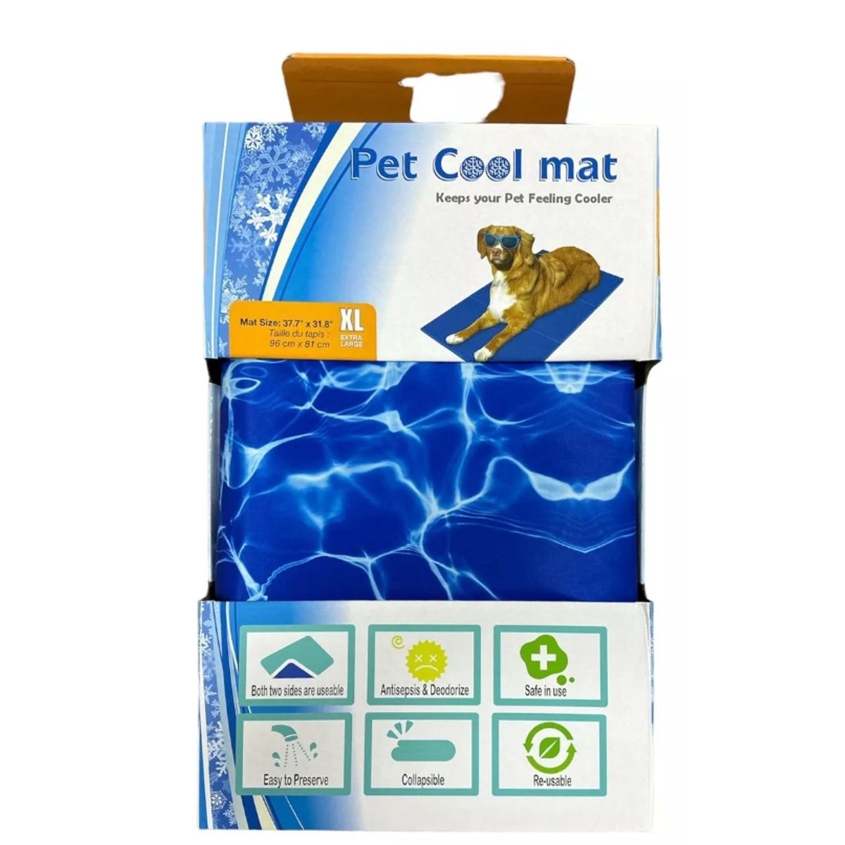 GENERICO - Manta Refrescante De Gel Frio Para Mascotas Talla Xl