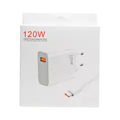 IRM - Cargador 120w Usb A Tipo C Pd Carga Rápida + Cable