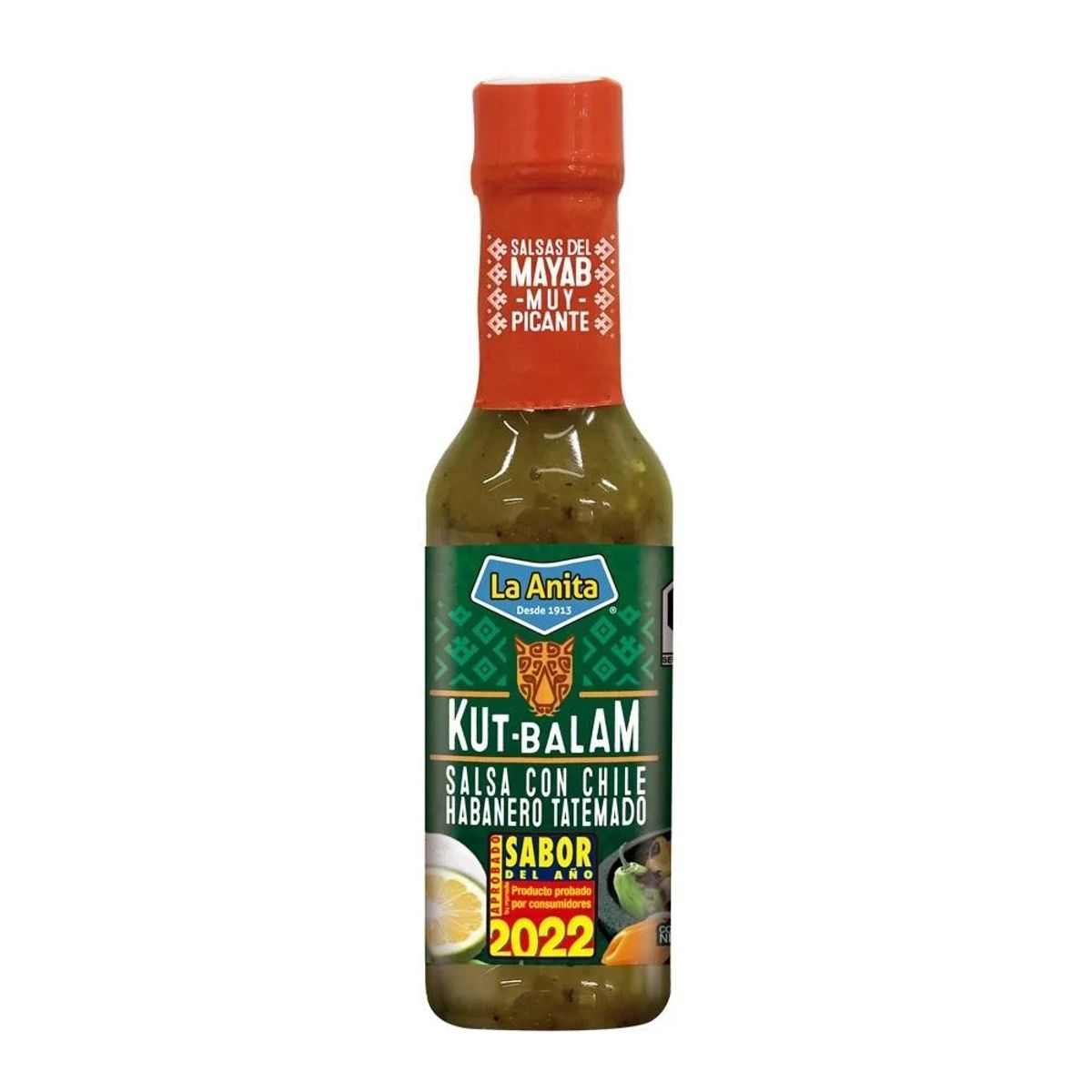 LA ANITA - Aji Salsa Habanero Tatemado Kut-Balam La Anita 150ml
