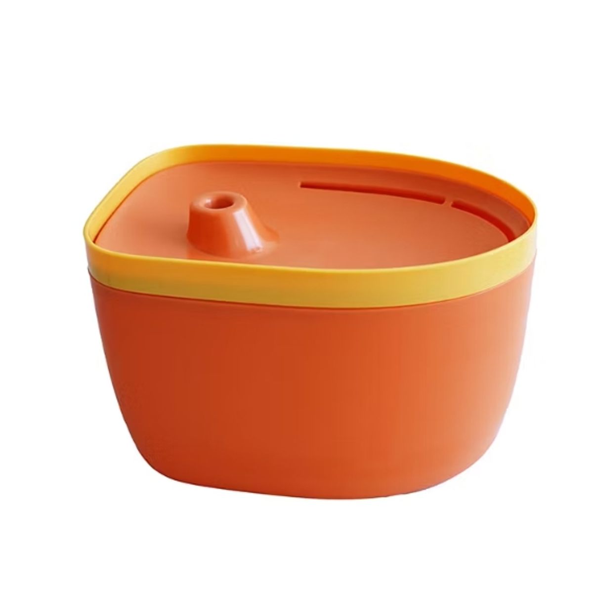 GENERICO - Bebedero Perros Y Gatos Fuente Agua Mascota 2,5 Lt Naranja