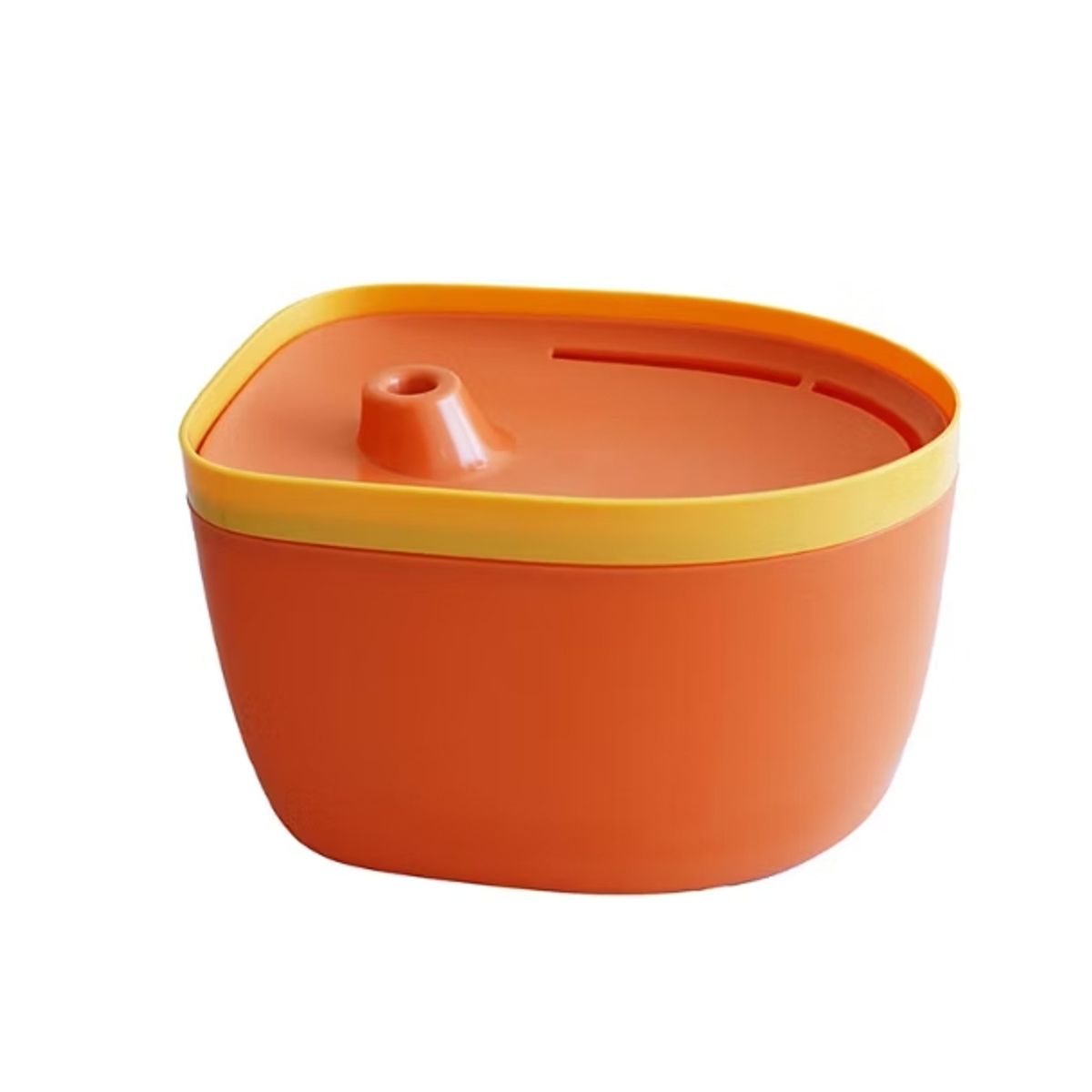 GENERICO - Bebedero Perros Y Gatos Fuente Agua Mascota 2,5 Lt Naranja