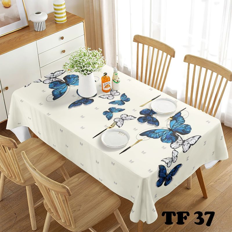 GENERICO - Mantel Rectangular Impermeable Mesa Comedor 220x140cm 37