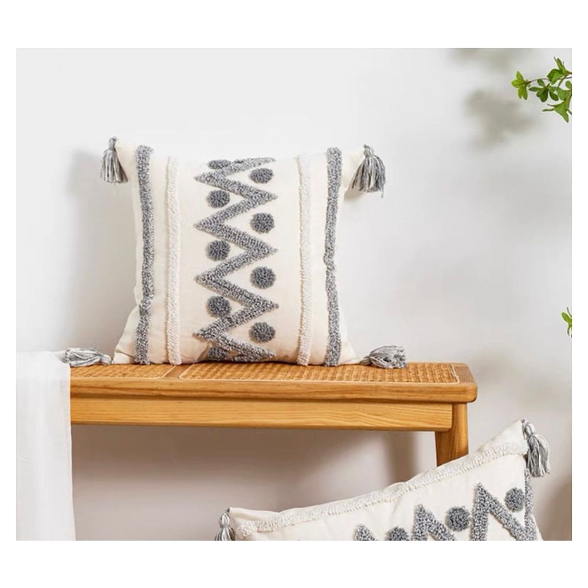 COMPRAPO - Cojín con Relleno Estilo Boho Modelo Marruecos Marengo 45x45 cm