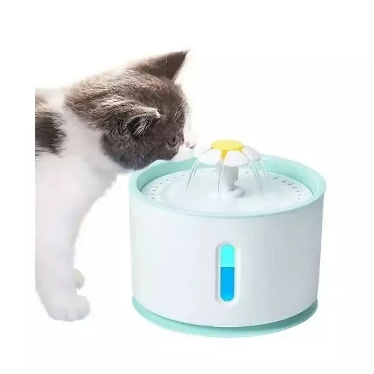 GENERICO - Bebedor Gatos Perros 4 Filtros Para Bebedero