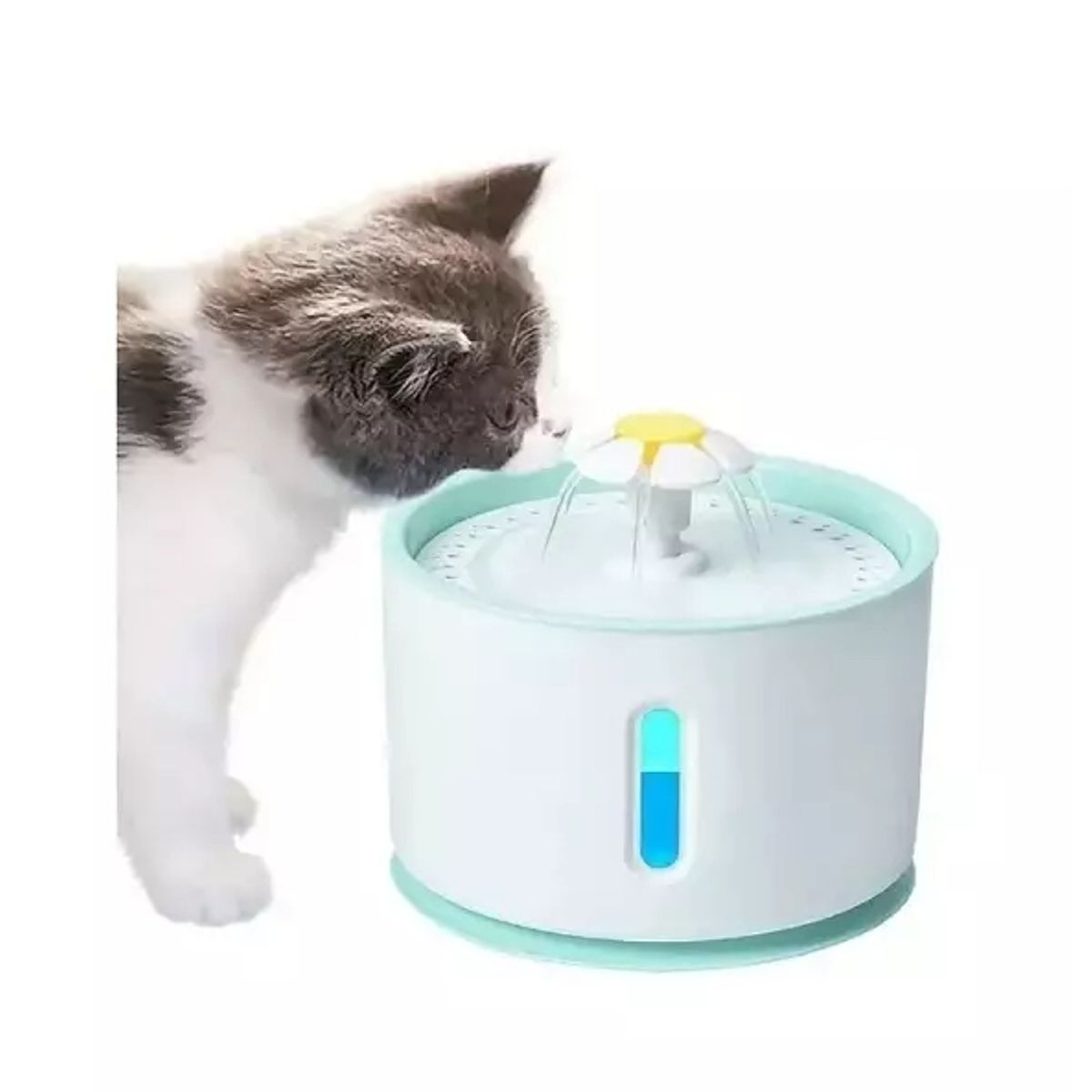 GENERICO - Bebedor Gatos Perros 4 Filtros Para Bebedero