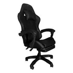 GENERICO - SILLA GAMER PENDRAGON 730-5 NEGRA RECLINABLE ALTURA REGULABLE ERGONOMICA GIRATORIA
