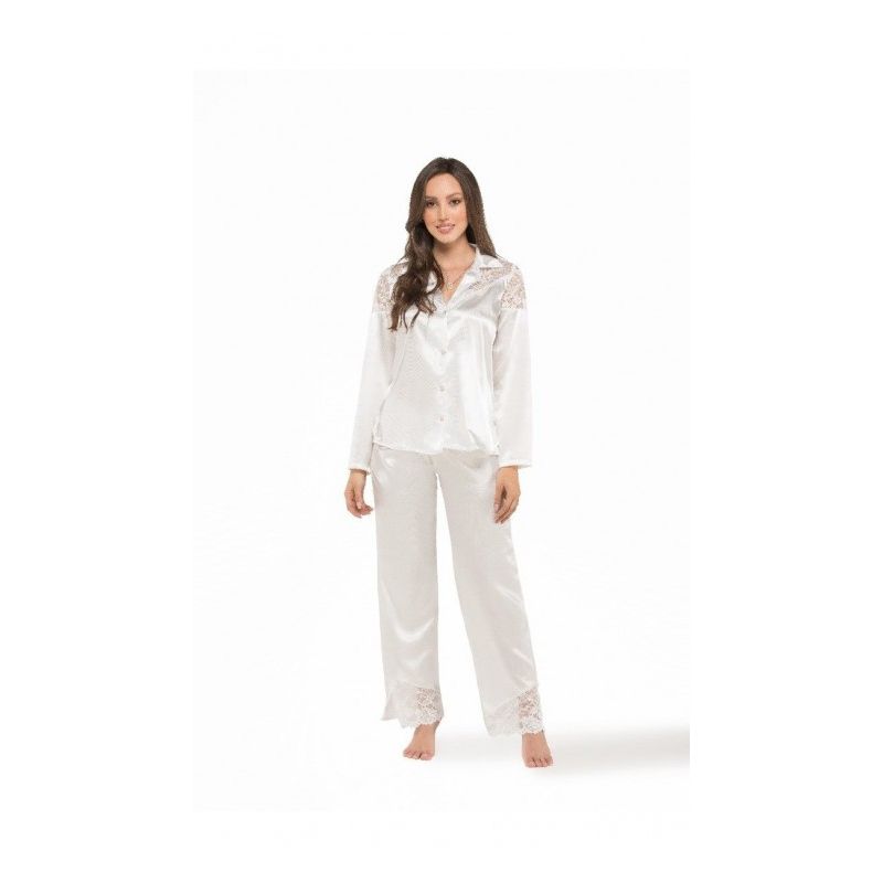 ADRIANA ARANGO - Pijama Pantalon Largo Marfil Pv004 Xl Adriana Arango