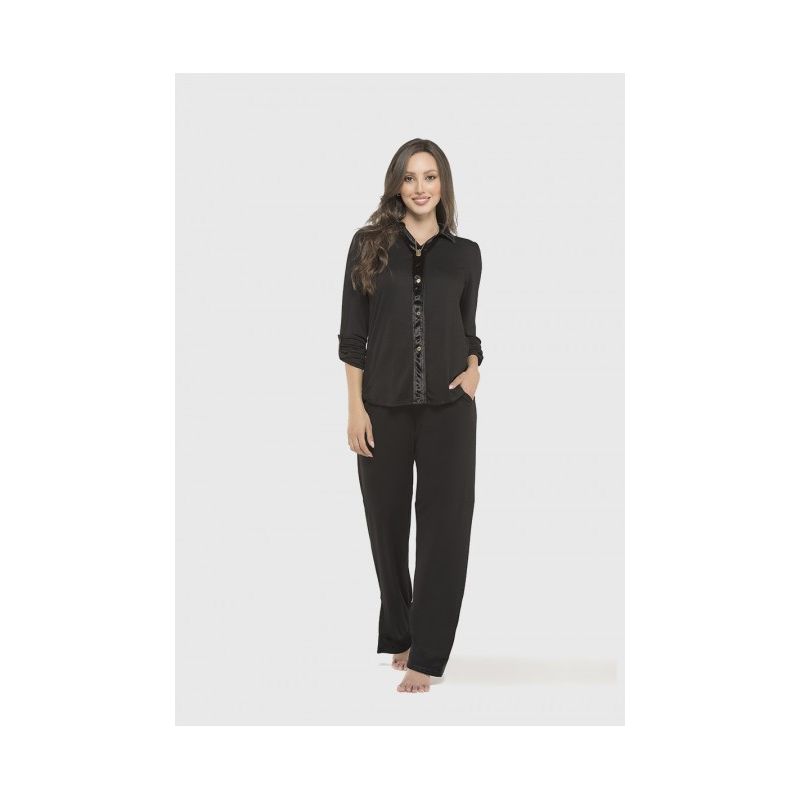ADRIANA ARANGO - Pijama Pantalon Largo Marfil Pv003 Xl Adriana Arango