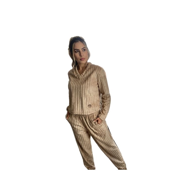 ADRIANA ARANGO - Pijama Pantalon Largo Marfil Inv9 S Adriana Arango