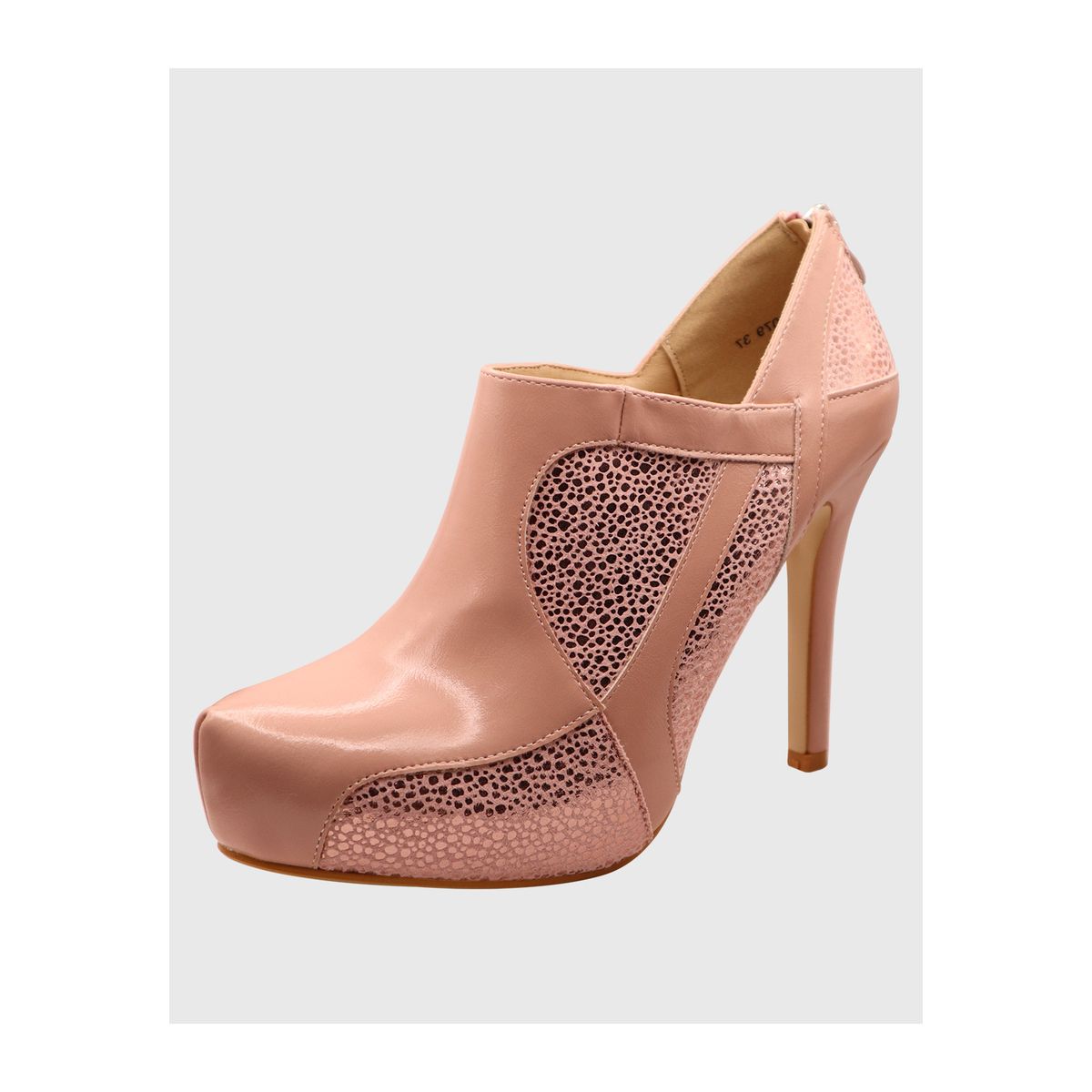 DINASTELLA - Botin taco aguja Rosado
