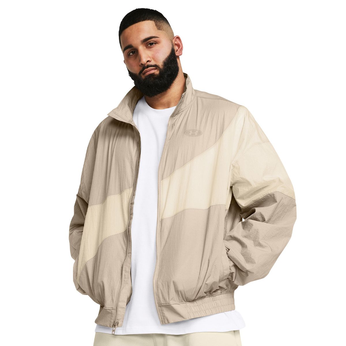 UNDER ARMOUR - Chaqueta arrugada UA Legacy hombre Café UNDER ARMOUR