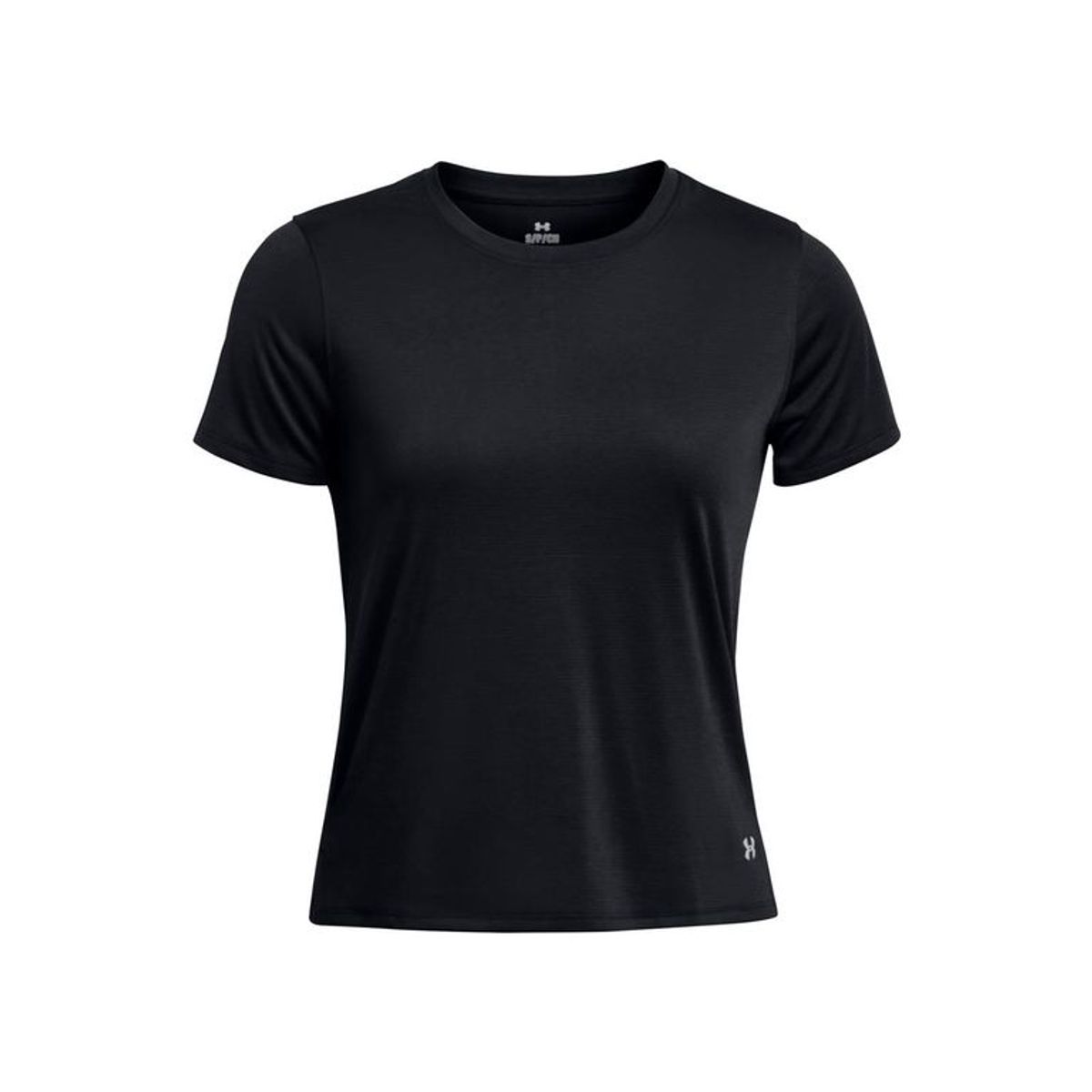UNDER ARMOUR - Polera Manga Corta Running para Mujer Launch Negro   UNDER ARMOUR