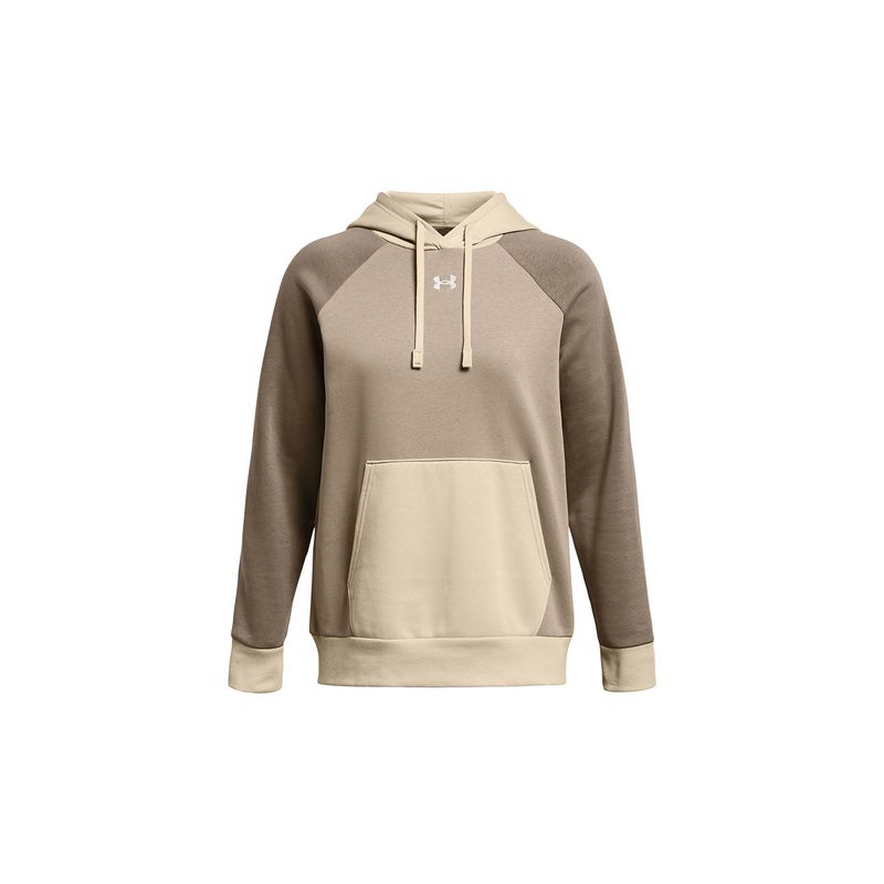 UNDER ARMOUR - Polerón Rvl Flce Clrblck Hdy Café Mujer UNDER ARMOUR