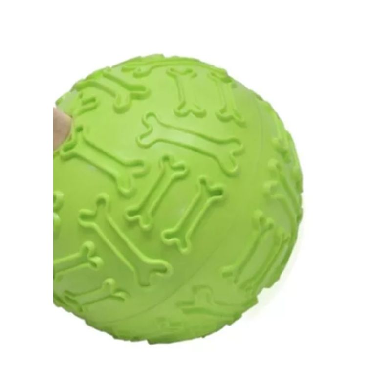 GENERICO - Pelota Para Perro Huesos Verde Mascotas