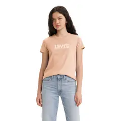 LEVIS - Polera Mujer Regular Fit Lisa Logo Rosado