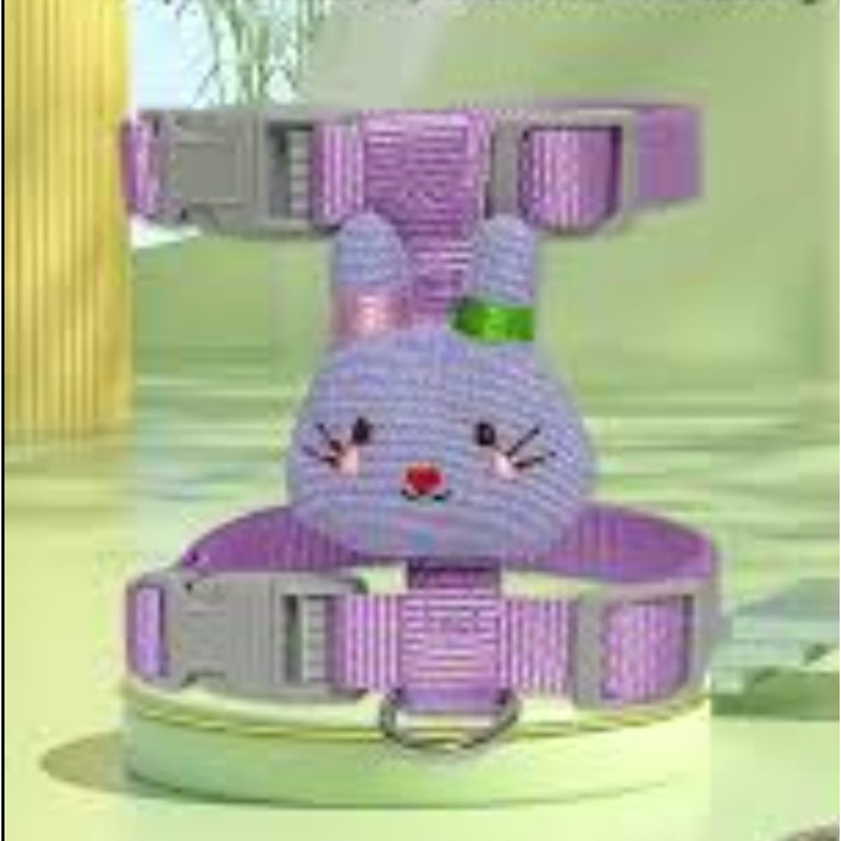 GENERICO - Arnes Collar Para Gato Mascota Violeta