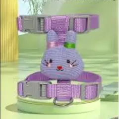 GENERICO - Arnes Collar Para Gato Mascota Violeta