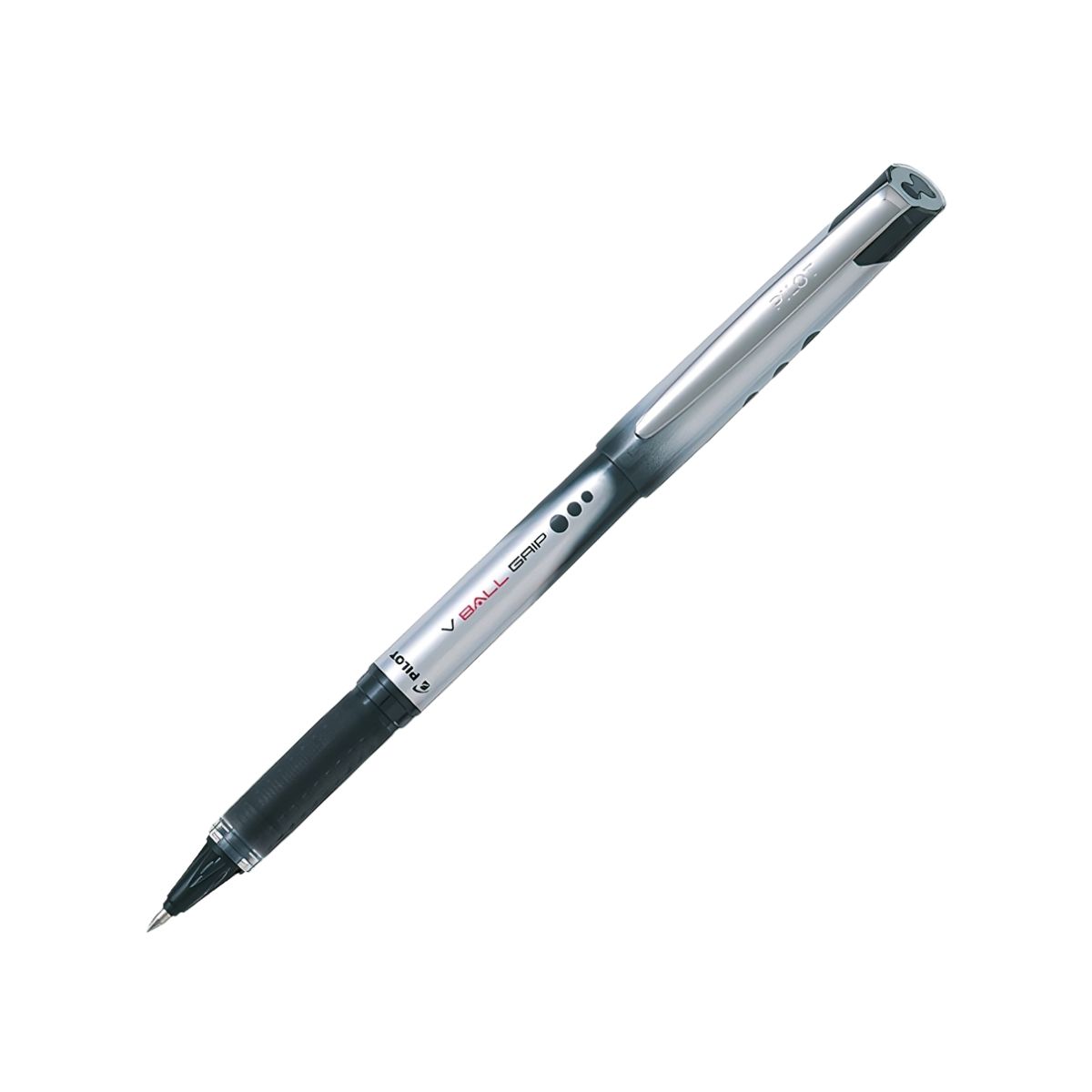 PILOT - Lapiz Tinta Gel VBall Grip 07 Pilot 6 unidades Negro