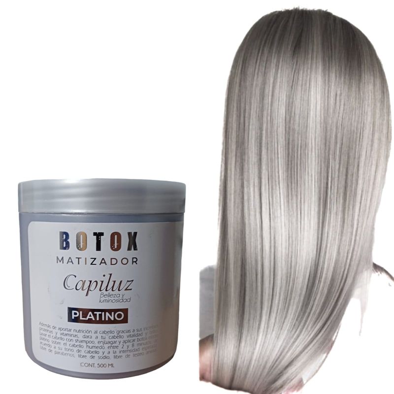 GENERICO - Matizador Botox Capiluz Color Platino 500ml