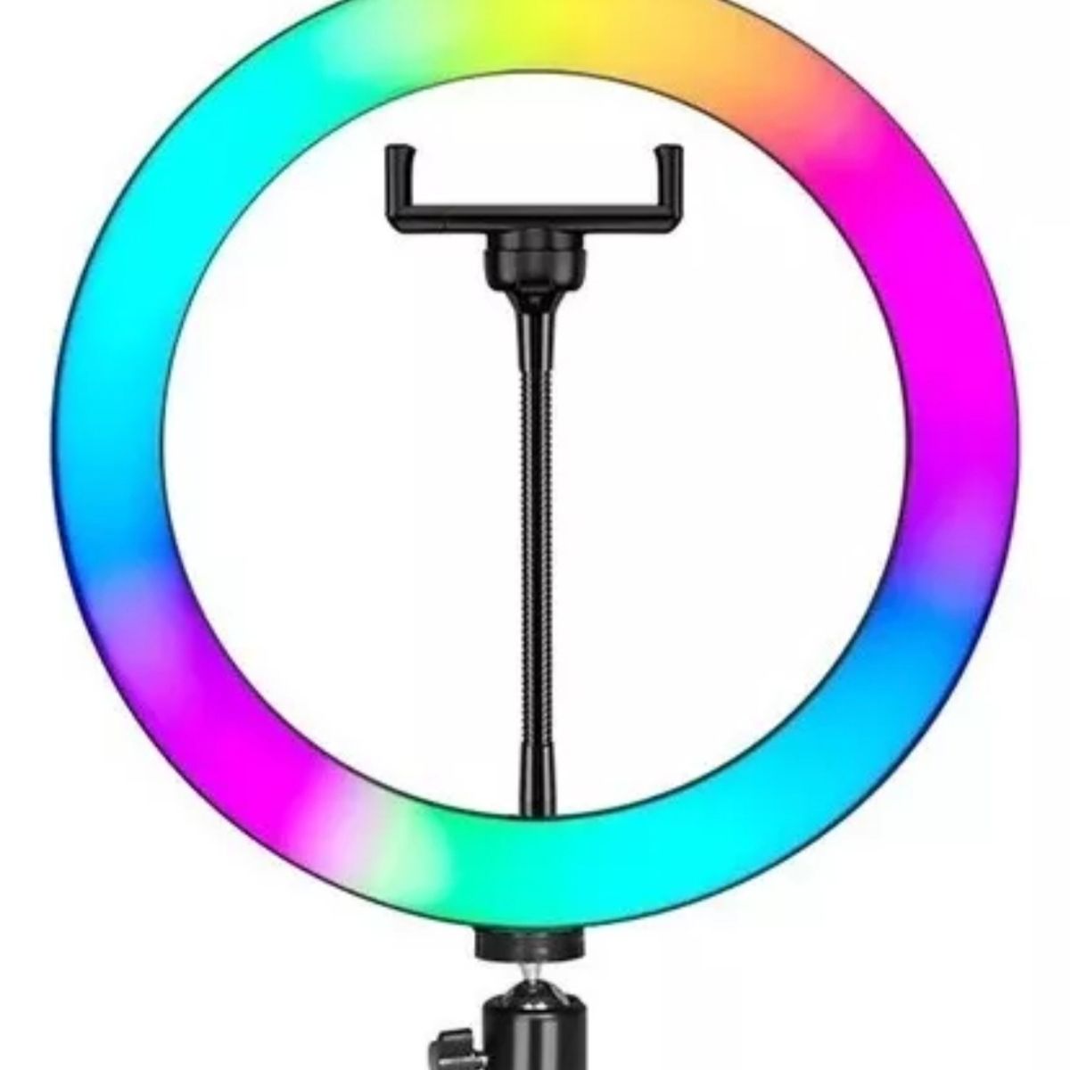 GENERICO - Aro Luz Led Rgb 30 Cm Selfie Foto + Trípode