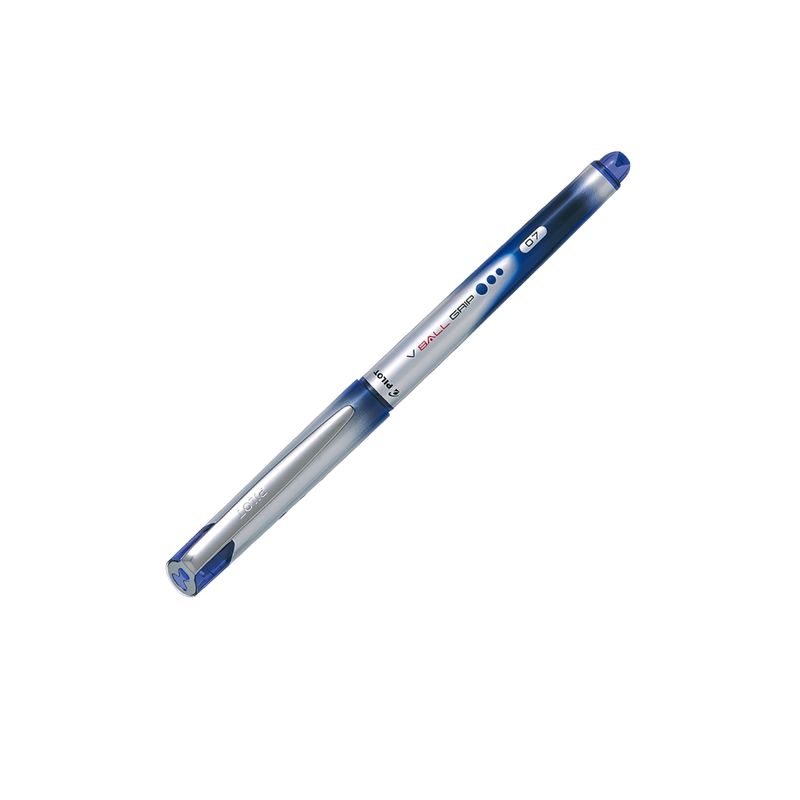 PILOT - Lapiz Tinta Gel VBall Grip 07 Pilot 6 unidades Azul