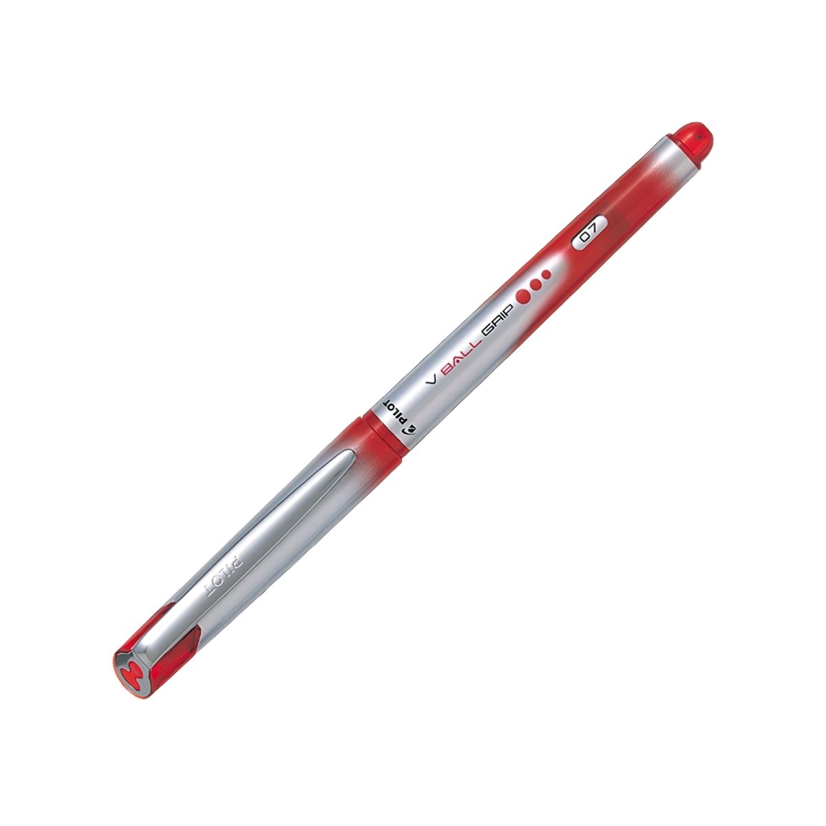 PILOT - Lapiz Tinta Gel VBall Grip 07 Pilot 6 unidades Rojo