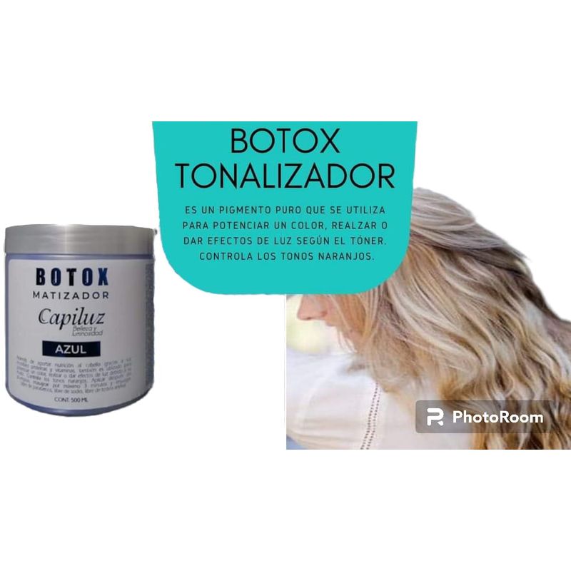 GENERICO - Matizador Botox Capiluz Azul Anti Orange 500ml