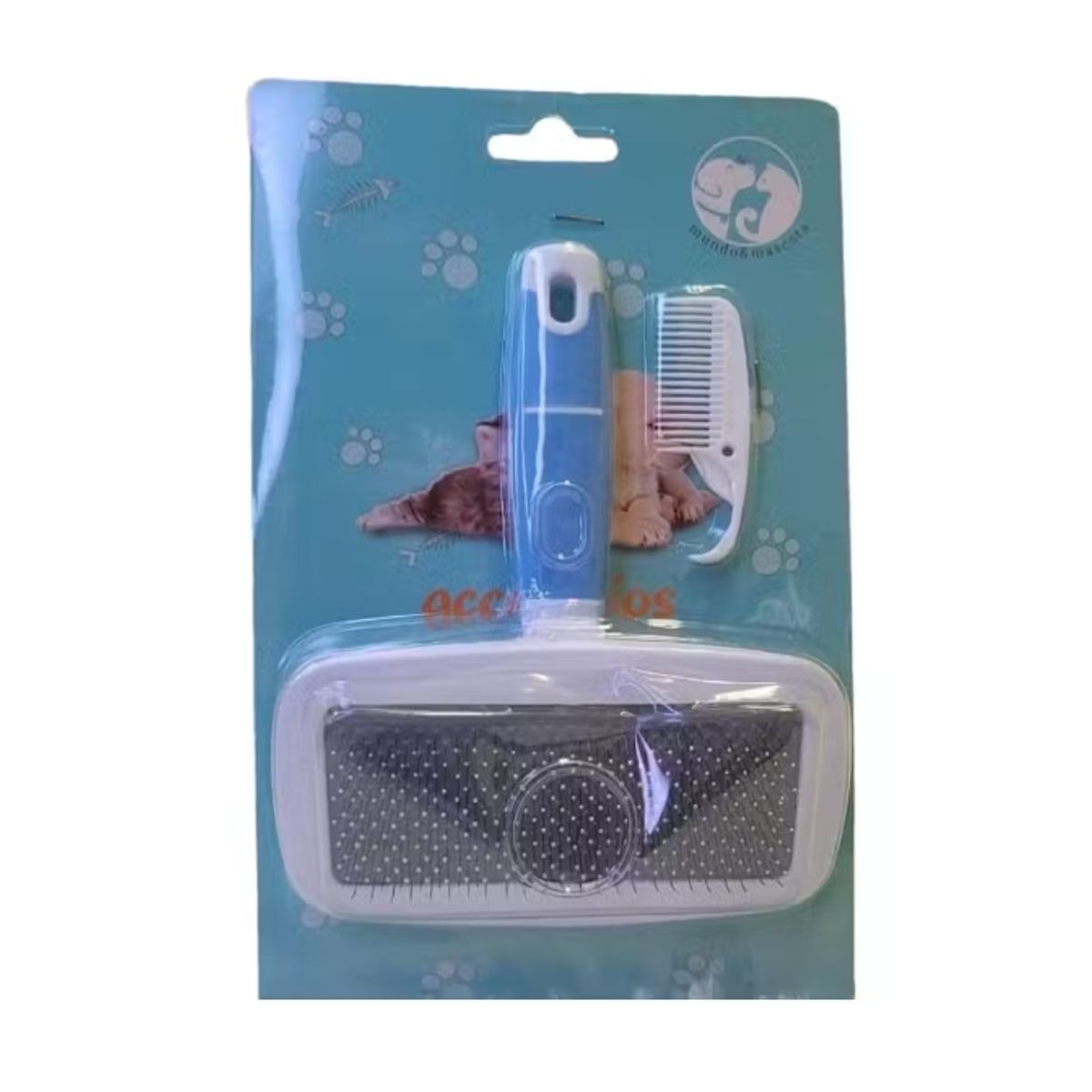 GENERICO - Cepillo Para Perros Peine Sacapelos Rastrillo Limpia