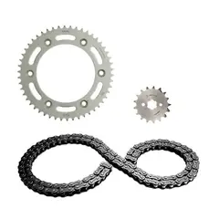 GENERICO - Kit Transmision HONDA XR-150 BROS 50T/17Z/428 130L