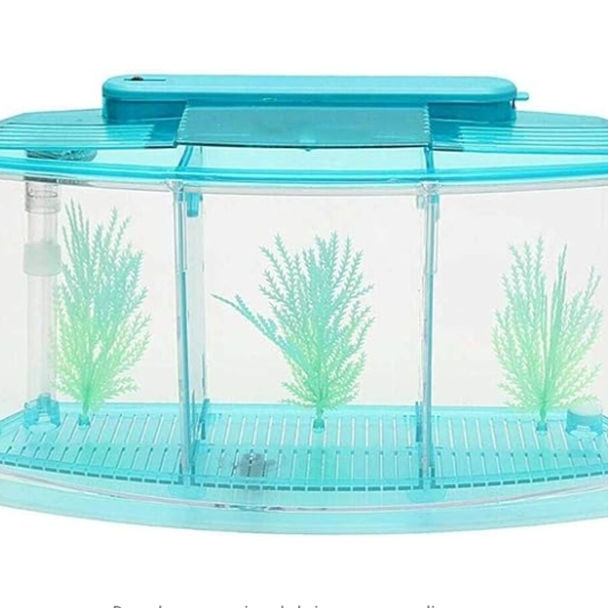 GENERICO - Mini Pecera Caja Cubo Betta Acuario Separaciones