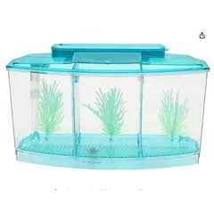 GENERICO - Mini Pecera Caja Cubo Betta Acuario Separaciones