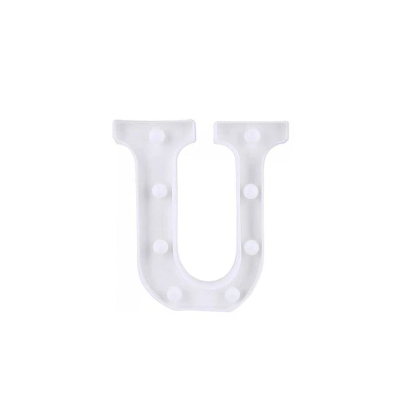 GENERICO - Letra U Con Luz LED 22cm