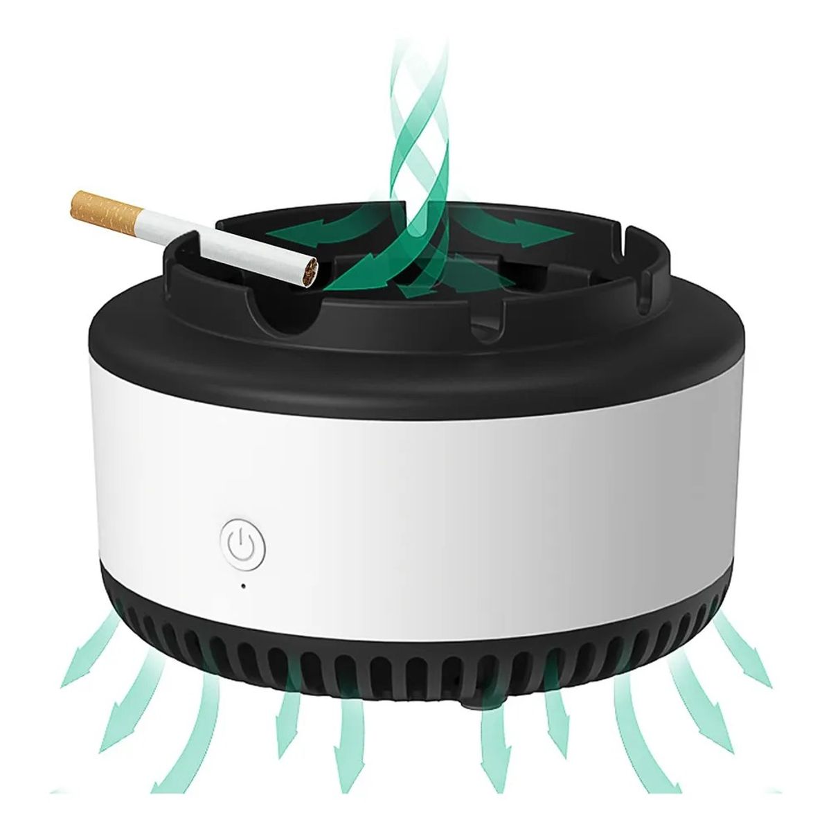 GENERICO - Cenicero Multiuso Purificador De Aire Elimina Olor Pro Max