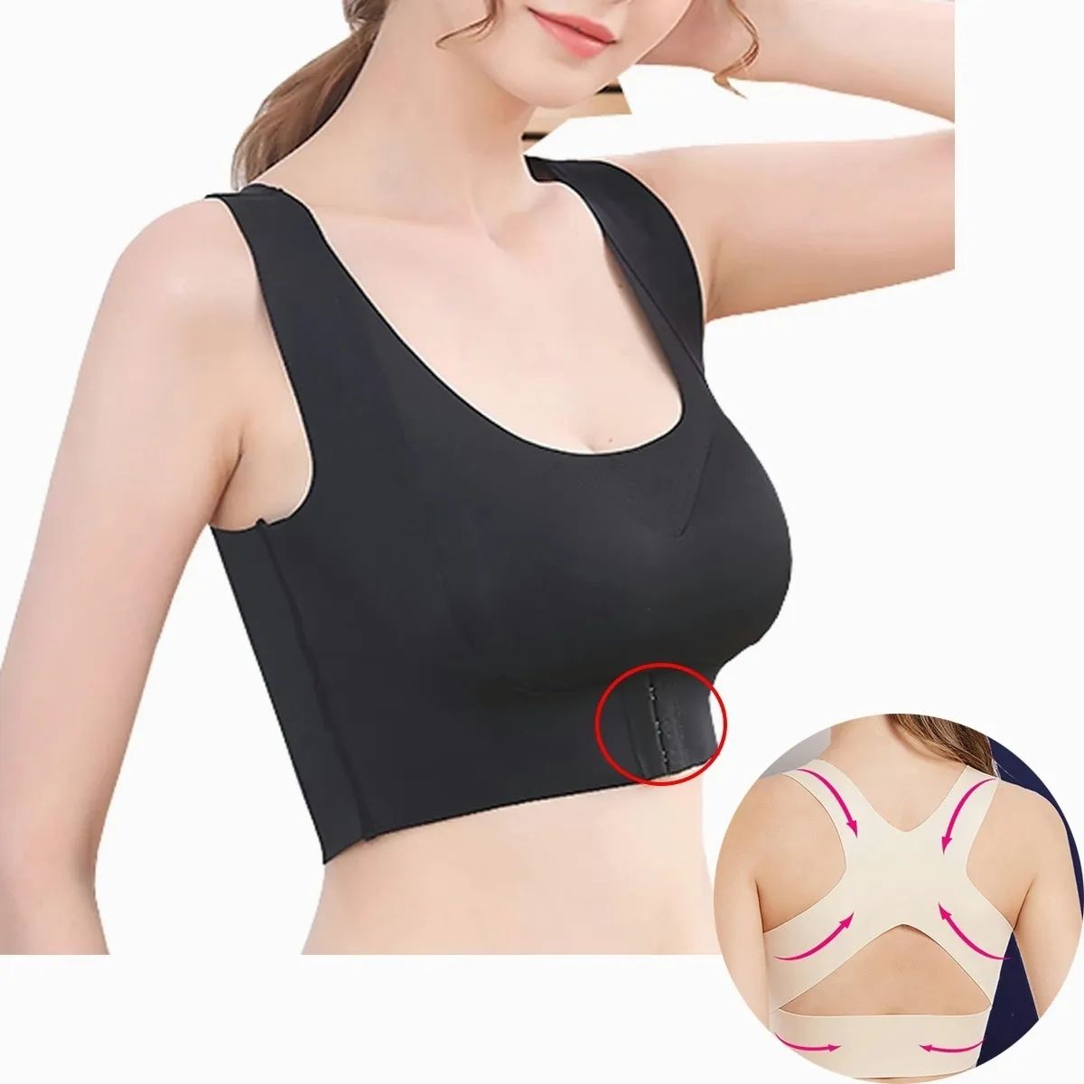GENERICO - Brasier Para Corrector De Postura Ortopedica Premium 2 In 1