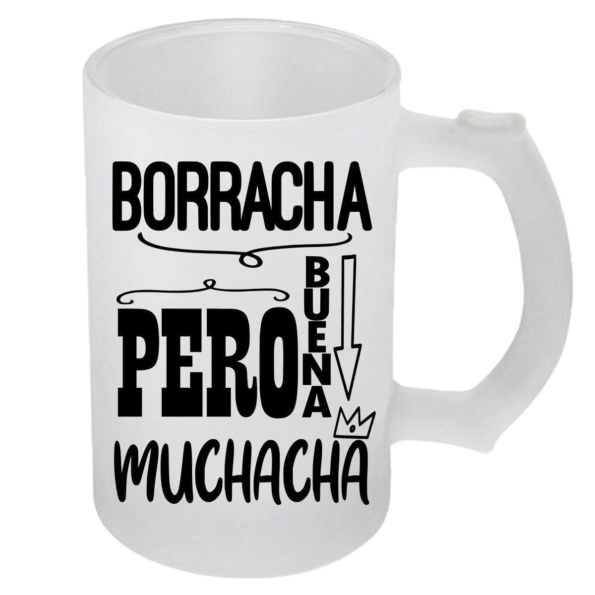 SUBLIM ART - Vaso shopero, vidrio empavonado, modelo VSE29, 470 cc.